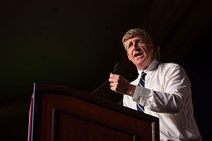 Former U.S. Rep. Patrick J. Kennedy delivers a keynote address on mental health